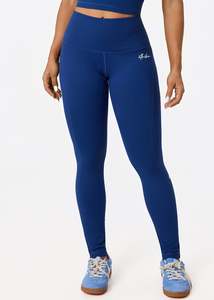 Womens Bolt Royal High Waisted Tights 28"