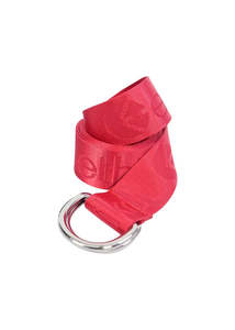 D Ring Belt - Logo Red