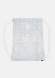 New Releases: Ice Paisley Drawstring Bag