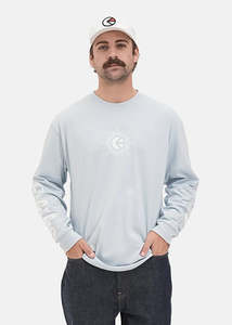 Mens Ice Paisley Longsleeve Tee