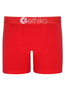 Mens Mid Underwear: Mens Red Machine Red Mid