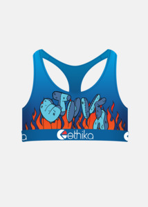 Girls: Girls Down In Flames Sports Bra