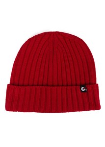 New Releases: Wool Fold Beanie - Red