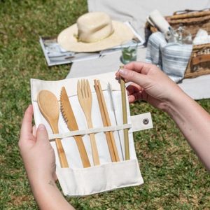 Bamboo Cutlery Set - Eco-friendly alternative to plastic Etico