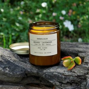 Soy Candle - Smoked Lavender Handmade in NZ Etico