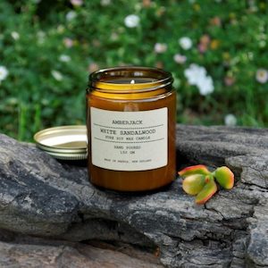 Products: Soy Candle - White Sandalwood Handmade in NZ Etico