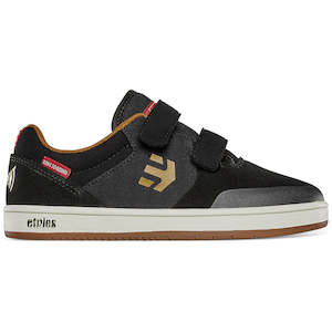 ETNIES LITTLE KIDS MARANA X INDY [BLACK] SHOES