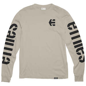 LS TEE: ETNIES ICON LS TEE [NATURAL]