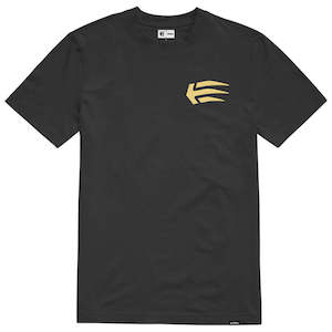 ETNIES JOSLIN SS TEE [BLACK/GOLD]