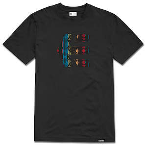 ETNIES ICON TEE [DARK BLACK]