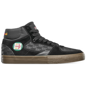 ETNIES SCREW VULC MID X RAD [BLACK/GUM]