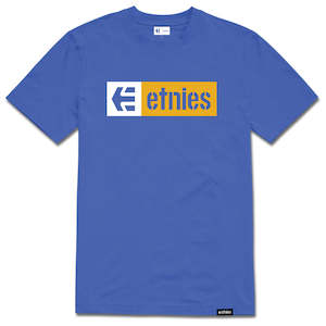 50 100: ETNIES NEW BOX SS TEE [ROYAL]