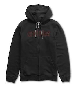 ETNIES CORPORATE STITCH ZIP FLEECE [BLACK]
