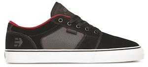 S3 Size 8: ETNIES BARGE LS [BLACK/CHARCOAL/RED]