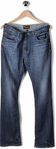 S3 Size 36: ETNIES CALLOWAY SLIM FIT DENIM PANTS [WORN INDIGO] 36