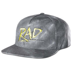 50 100: ETNIES RAD WASH SNAPBACK [BLACK] OS