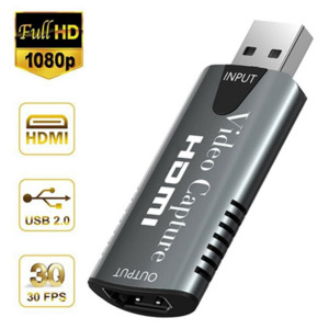 Gaming Electronics: 4K 1080p HDMI to USB2.0 Video Game Capture Card Recorder for Xbox one/PS4/Switch