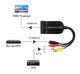 RCA S-Video to HDMI Video Adaptor Converter USB Cable For HDTV DVD S-Video to HD
