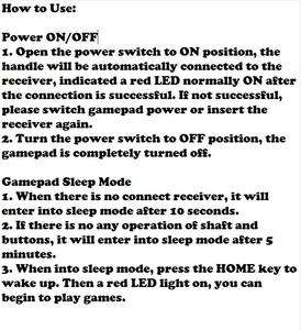 ABS 2.4G Wireless OTG Gamepad Game Controller Joystick Smart TV Phone PC Arcade