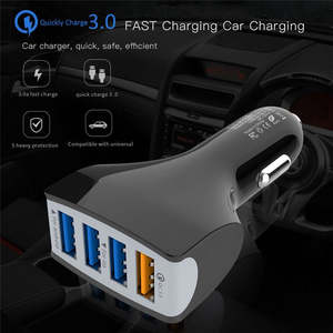 Gaming Electronics: Quick Charge QC 3.0 Car Charger 4 Ports USB For Android Apple Phone Fast Charge
