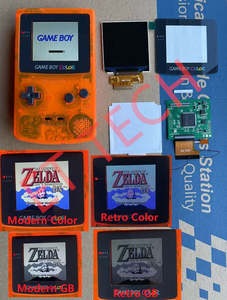 Other Retro: 2024 New Backlight IPS Screen PCB Kit For Game Boy Color Console EASY INSTALL