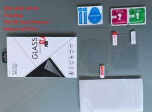 Nintendo Console Accessories: 9H Glass Screen Protector Protective Film Guard for New 3DS or New 3DSXL/LL