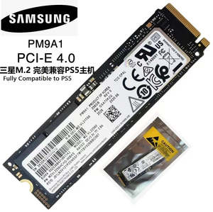 Playstation Cosnole Accessories: M.2 Samsung PM9A1  1T SSD for PS5 extension Storage PCI-E 4.0 Free Heat Sink