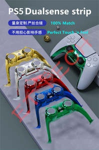 Playstation Cosnole Accessories: PS5 Decorative Dualsense Strip Cover Controller 5 Colors Free Thumb Stick Grips