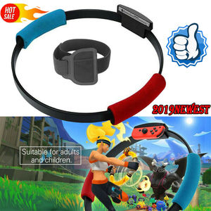 Switch Accessories: Switch Ring Fit Adventure Ringcon Yoga Fitness Ring + Leg Straps (No Game)