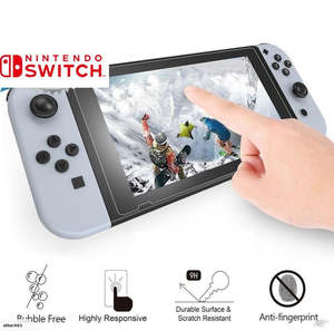 Switch Accessories: 9H Temper Glass Screen Protector Cover Guard Shield For Nintendo Switch Console