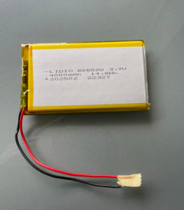 4000 mAh 3.7V 605590 Li-polymer Rechargeable Battery 90x53x5mm