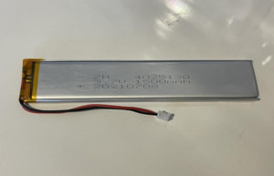 Battery Product: 4025130 3.7V 1500mAh Lithium LiPo Rechargeable Battery PAD DVD E-book Note Book