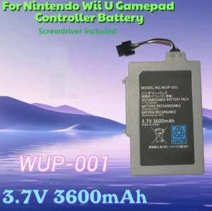 3.7V 3600mAh WUP-001 ARR-002 for Nintendo Wii U Gamepad Controller Battery