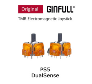 Playstation Parts: V6 Ginfull PS5 TMR ElectroMagnetic Hall Effect 3D Joystick Module