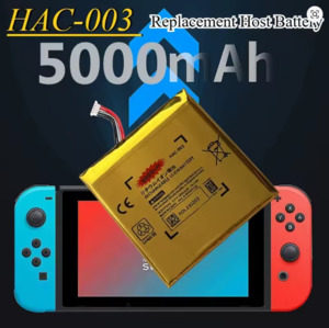 Gold! Large Capacity 5000 mAh Nintendo Switch Console HAC-003 Battery