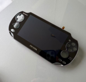 Playstation Parts: Black Oled for Playstation PS Vita PSV 1000 1001 1004 Lcd Screen Display + Touch Digitizer + Frame