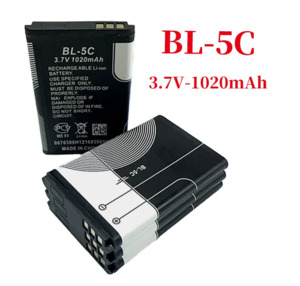 BL 5C BL5C BL-5C 3.7V Lithium Polymer Phone Battery For Nokia 1100 2700 3100 etc