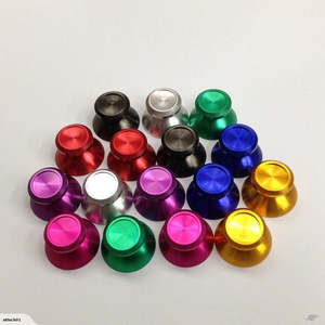 Ps4 Parts: 8 Colors Metal Mushroom Analog Thumbstick Joystick Cap Cover PS4 Replacement