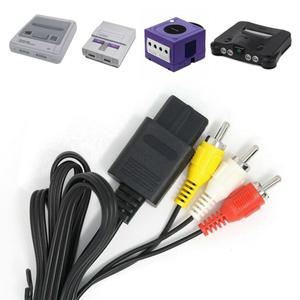 Game Cube N64 Snes Nes: SNES GameCube TV Cable N64 AV Video Lead RCA Audio