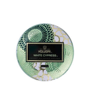 Home: Voluspa White Cypress Decorative Candle