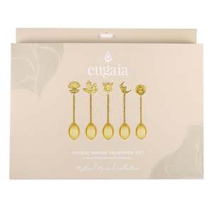 Eugaia Brass Teaspoon Set | Mystical