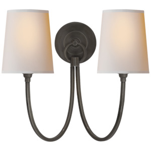 Designer Lighting: Reed Double Sconce