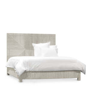 Beds Headboards: Woodside Bed, US King, White Sand