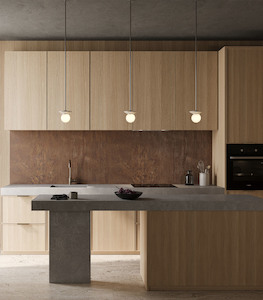 Pendant Lighting: Orbit Stone Pendant Light