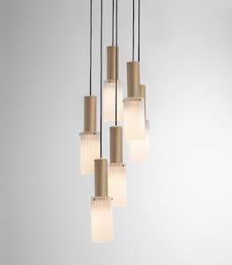 Pendant Lighting: Flume 80 Pendant 6lt Drop
