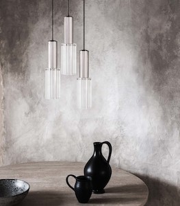 Pendant Lighting: Flume 80 Pendant 3lt Drop