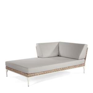 Outdoor Sofas Modulars: Brafta Modular - Chaise Daybed - RHF