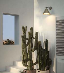 Wall: Cone Straight Outdoor Wall Light