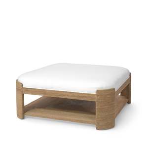 Benches Ottomans Stools: Faye Ottoman Square Natural