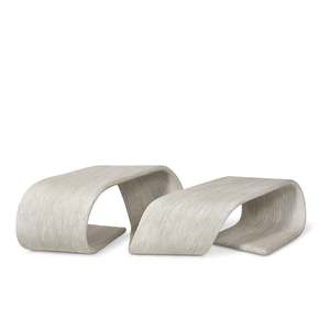 Allegro Rattan Coffee Table White